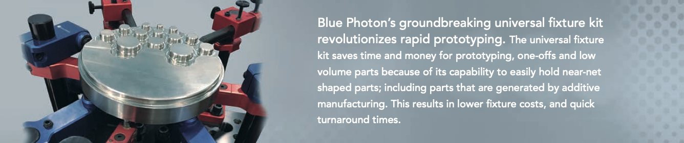 Blue Photon Workholding Universal Fixture Kit.